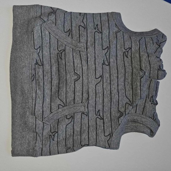 5/20 George Toddler Grey Hooded Sleeveless Tank with Front Pocket - Picture 2 of 3